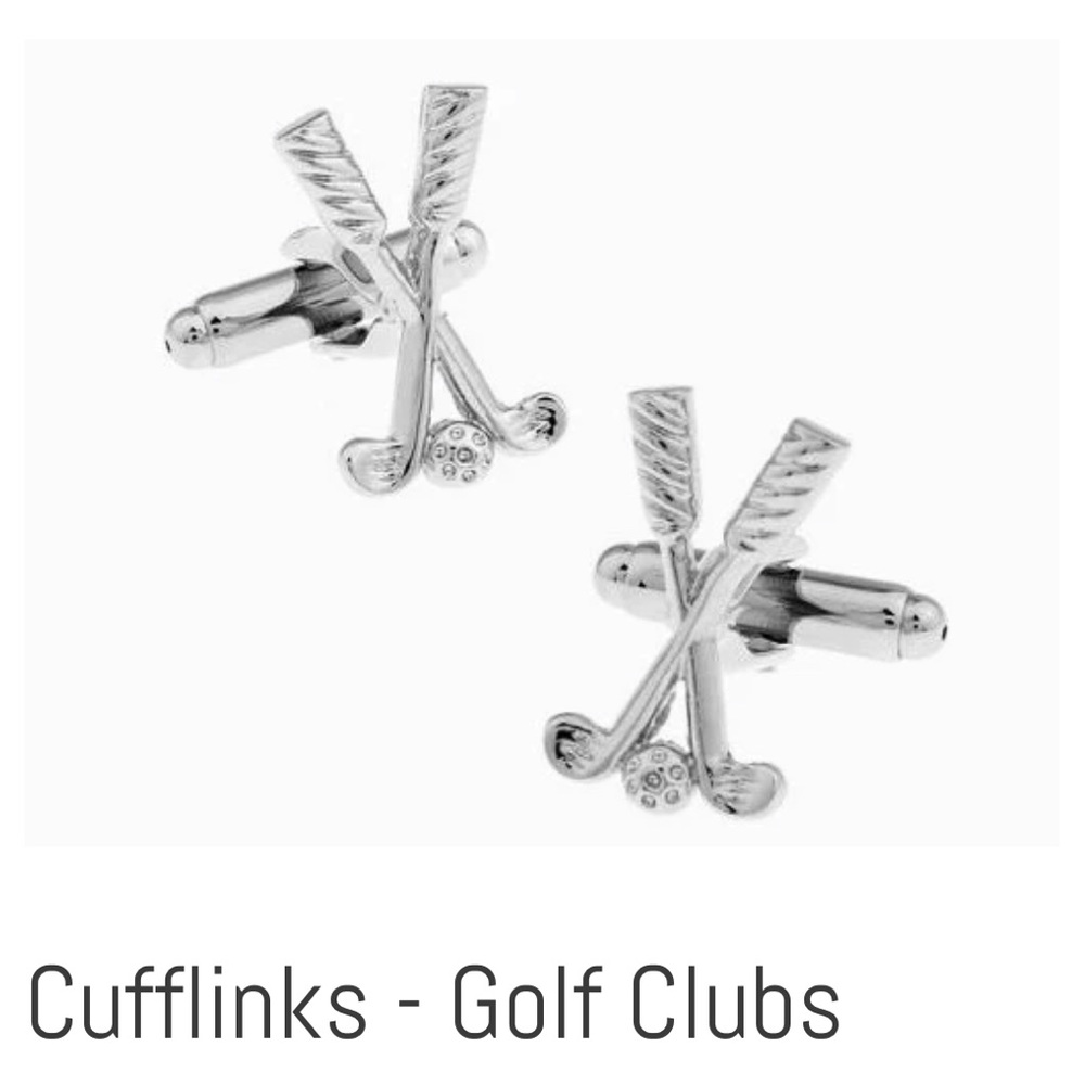Golf Club Cuff Links